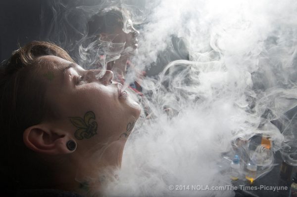 Caught up in the smoking ban, the New Orleans 'vaping' community wants to clear the air