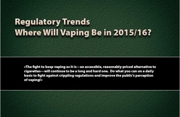 Regulatory Trends – Where Will Vaping Be in 2015/2016 ?